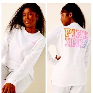 VS PINK logo Camus Tee